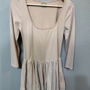 Free People Blush Long Sleeve Dress